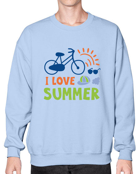 I love summer 92# - summer- Sweatshirt - Crew