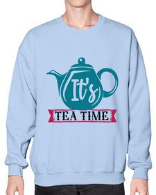 Its Tea Time 1240# - tea- Sweatshirt - Crew