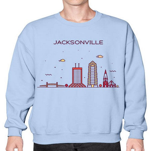 JacksonvilleFL 977# - cities- Sweatshirt - Crew