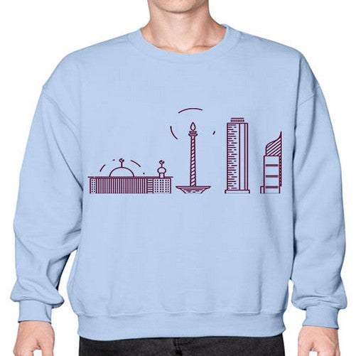 Jakarta 983# - cities- Sweatshirt - Crew
