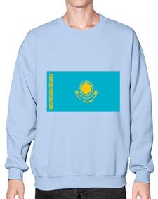 Kazakhstan 1032# - world flags- Sweatshirt - Crew