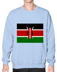Kenya 1047# - world flags- Sweatshirt - Crew