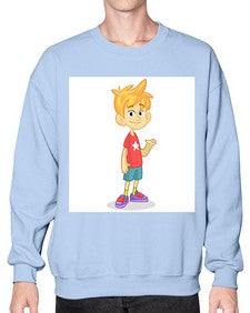 Kid 148# - cartoon general- Sweatshirt - Crew
