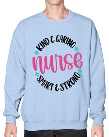 Kind Caring Nurse Style Style 1033# - nurse- Sweatshirt - Crew