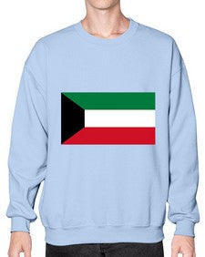 Kuwait 1094# - world flags- Sweatshirt - Crew