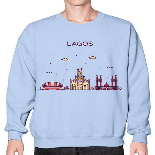 Lagos 1106# - cities- Sweatshirt - Crew