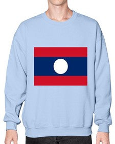 Laos 1111# - world flags- Sweatshirt - Crew