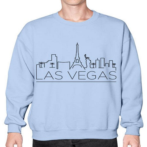 Las Vegas Minimal Skyline 1112# - cities- Sweatshirt - Crew