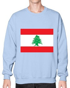 Lebanon 1122# - world flags- Sweatshirt - Crew
