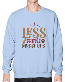 Less People More Pups Style 18# - cats- Sweatshirt - Crew