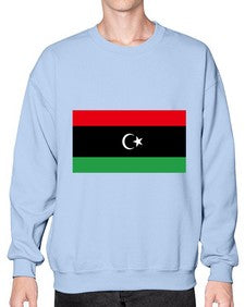 Libya 1132# - world flags- Sweatshirt - Crew