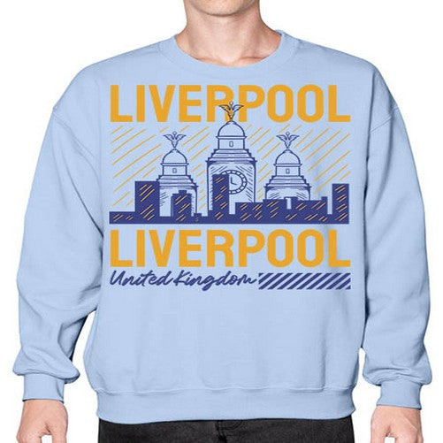 Liverpool 1152# - cities- Sweatshirt - Crew