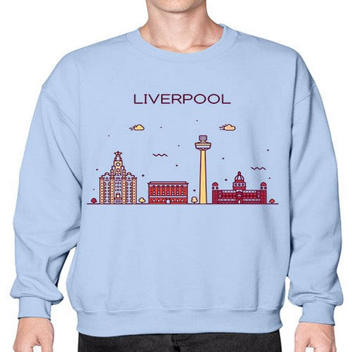 Liverpool 1153# - cities- Sweatshirt - Crew