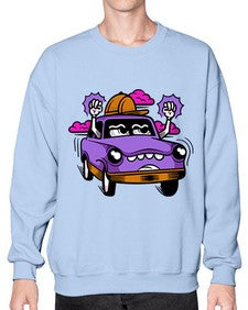 Mad driver 162# - cartoon general- Sweatshirt - Crew