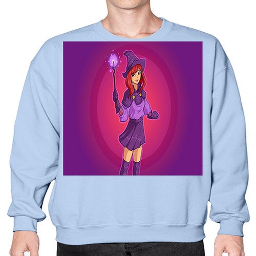 Magician school girl 181# - anime- Sweatshirt - Crew