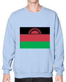 Malawi 1217# - world flags- Sweatshirt - Crew