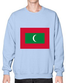Maldives 1219# - world flags- Sweatshirt - Crew