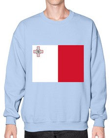 Malta 1222# - world flags- Sweatshirt - Crew