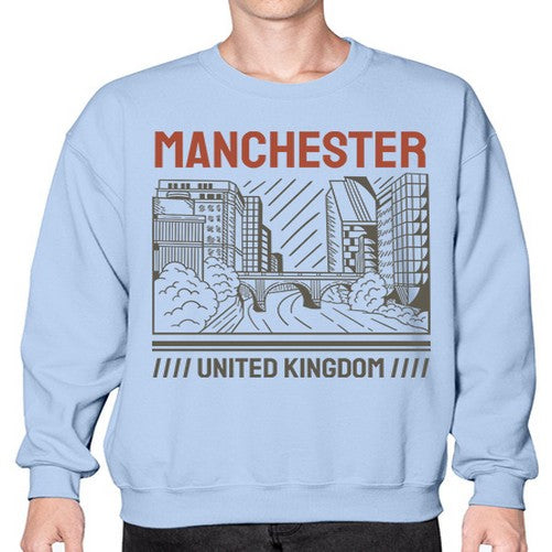 Manchester 1228# - cities- Sweatshirt - Crew
