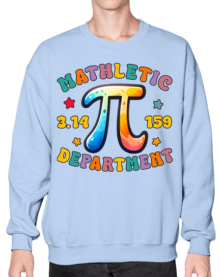 Mathletic Department Custom Pi Day 16# - pi- Sweatshirt - Crew