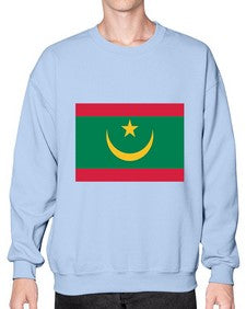 Mauritania 1260# - world flags- Sweatshirt - Crew
