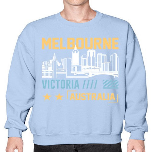 Melbourne 1271# - cities- Sweatshirt - Crew