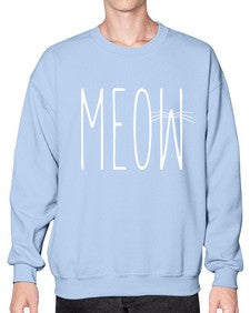 Meoww - cats- Sweatshirt - Crew