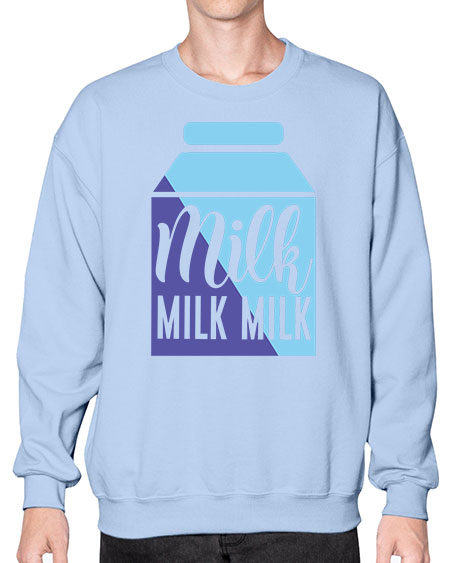 Milk Milk Milk Style 154# - baby- Sweatshirt - Crew