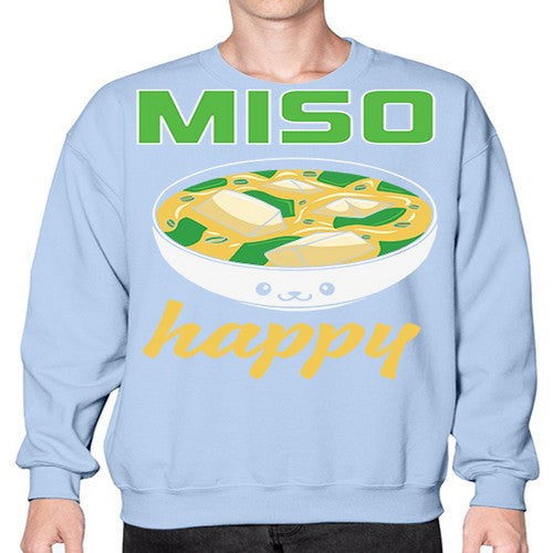Miso Anime Japanese Food Lover 268# - anime- Sweatshirt - Crew