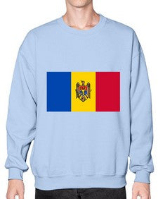 Moldova 1332# - world flags- Sweatshirt - Crew