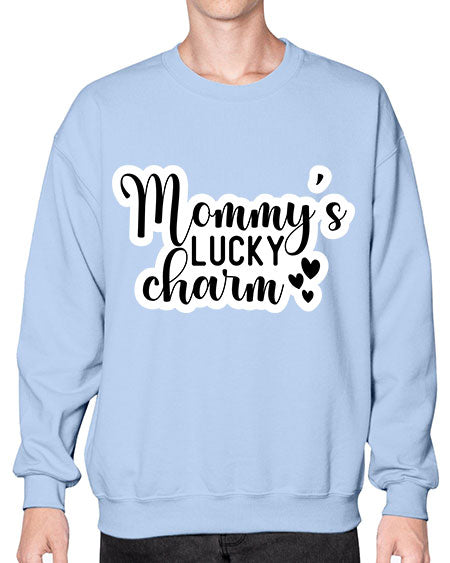 Mommy s Lucky Charm 407# - baby- Sweatshirt - Crew