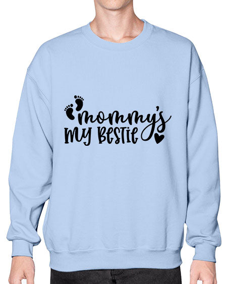 Mommys My Bestie Style 411# - baby- Sweatshirt - Crew