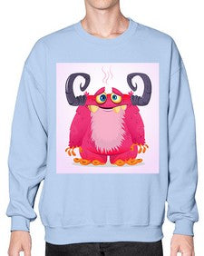 Monster 178# - cartoon animals- Sweatshirt - Crew