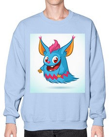 Monster 179# - cartoon animals- Sweatshirt - Crew