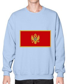 Montenegro 1344# - world flags- Sweatshirt - Crew
