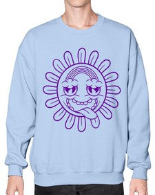 Moody sunflower 184# - cartoon general- Sweatshirt - Crew