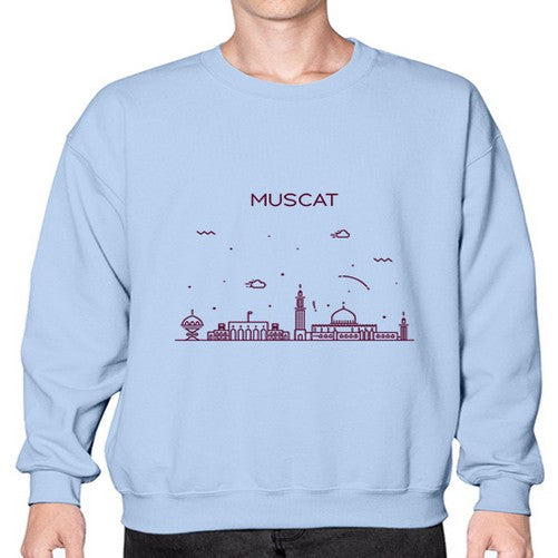 Muscat 1395# - cities- Sweatshirt - Crew