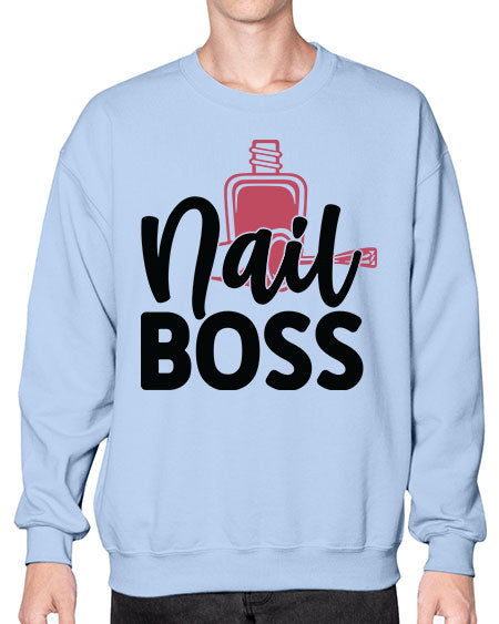 Nail Boss 1122# - nail tech- Sweatshirt - Crew