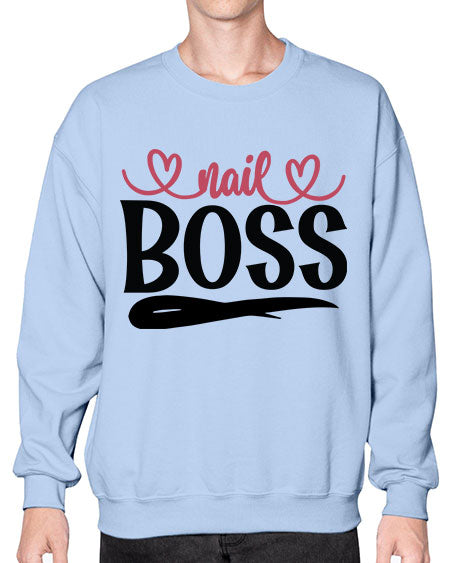 Nail Boss 1123# - nail tech- Sweatshirt - Crew