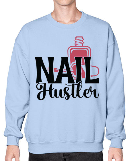 Nail Hustler 1124# - nail tech- Sweatshirt - Crew