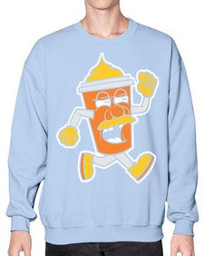 Never too old 197# - cartoon food- Sweatshirt - Crew