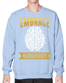 NewEmbraceNeurodiversity 199# - alzheimers- Sweatshirt - Crew