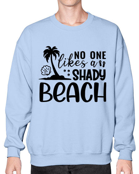 No one likes a shady beach 01# - summer- Sweatshirt - Crew