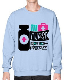 Nurse In Progress Style Style 1161# - nurse- Sweatshirt - Crew