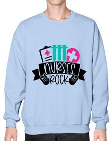 Nurses Rock Style Style 1253# - nurse- Sweatshirt - Crew