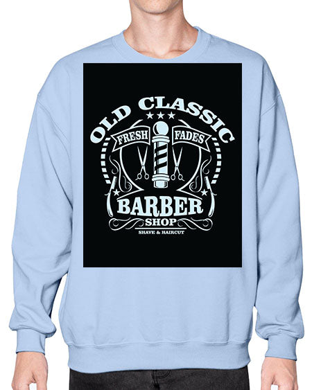 Old Classic Barber1284# - barber- Sweatshirt - Crew
