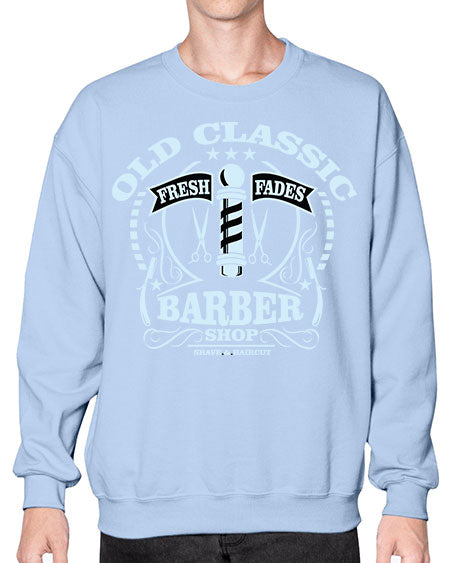 Old Classic Barber1285# - barber- Sweatshirt - Crew