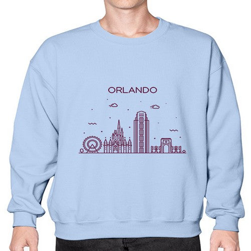 OrlandoFL 1542# - cities- Sweatshirt - Crew