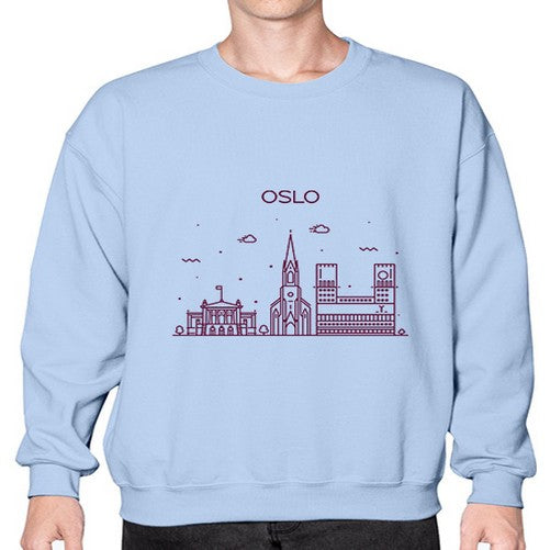 Oslo 1551# - cities- Sweatshirt - Crew