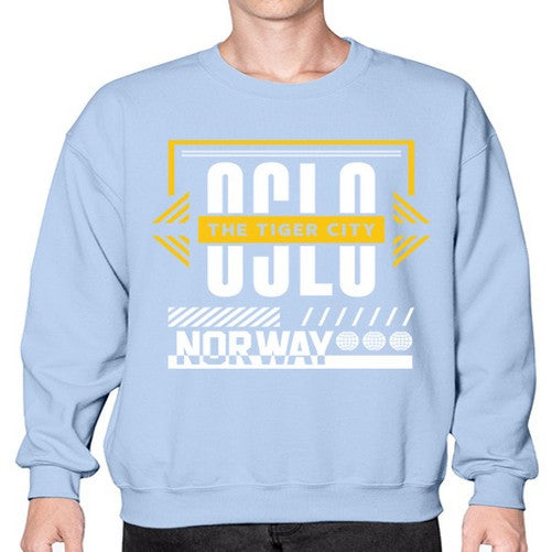 Oslo 1553# - cities- Sweatshirt - Crew